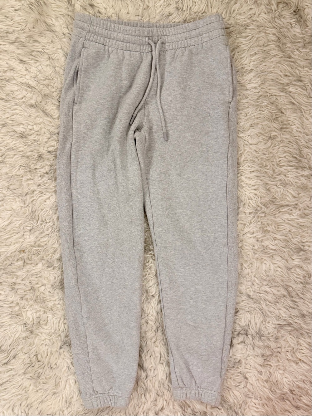 Aritzia Sweatfleece Boyfriend Sweatpant - Heather Chrome